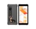 Funda Silicona Transparente para Ulefone Armor X10 / X10 Pro diseño Perros 05 Dibujos