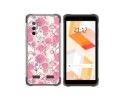 Funda Silicona Transparente para Ulefone Armor X10 / X10 Pro diseño Flores 07 Dibujos