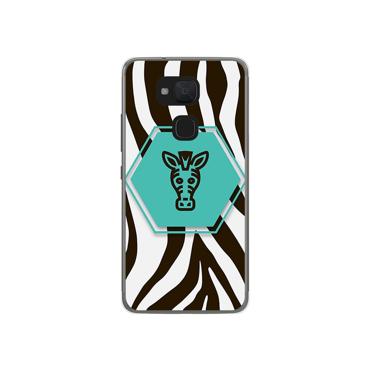 Funda Gel Tpu para Bq Aquaris V Plus / Vs Plus Diseño Cebra Dibujos