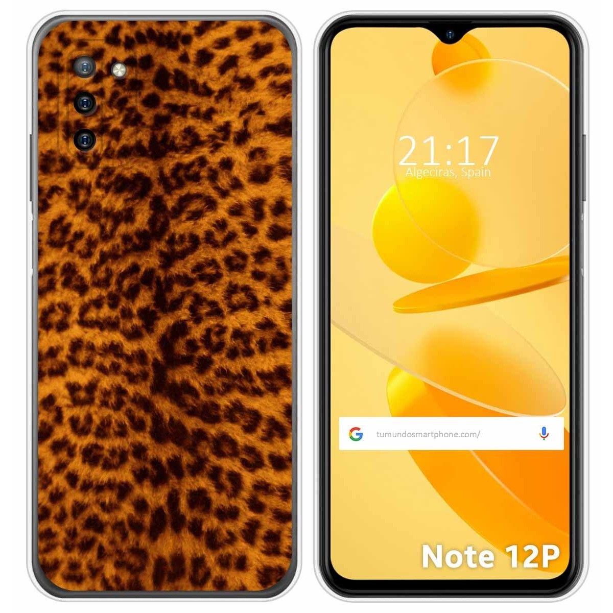 Funda Silicona para Ulefone Note 12P diseño Animal 03 Dibujos
