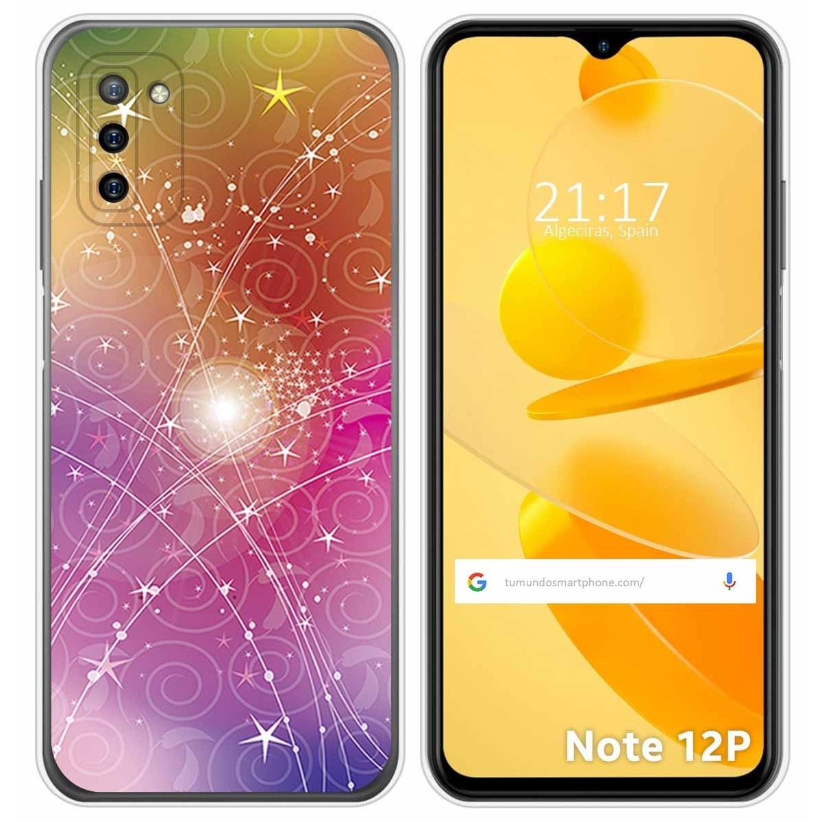 Funda Silicona para Ulefone Note 12P diseño Abstracto Dibujos