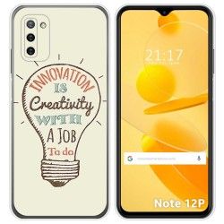 Funda Silicona para Ulefone Note 12P diseño Creativity Dibujos