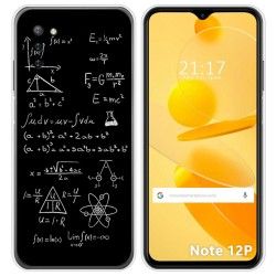 Funda Silicona para Ulefone Note 12P diseño Formulas Dibujos