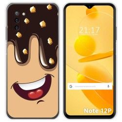 Funda Silicona para Ulefone Note 12P diseño Helado Chocolate Dibujos
