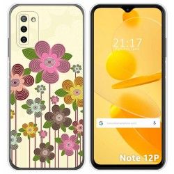 Funda Silicona para Ulefone Note 12P diseño Primavera En Flor Dibujos