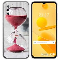 Funda Silicona para Ulefone Note 12P diseño Reloj Dibujos