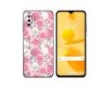 Funda Silicona Transparente para Ulefone Note 12P diseño Flores 07 Dibujos