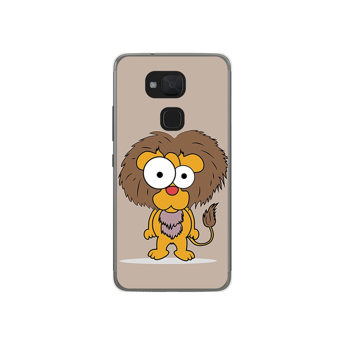Funda Gel Tpu para Bq Aquaris V Plus / Vs Plus Diseño Leon Dibujos