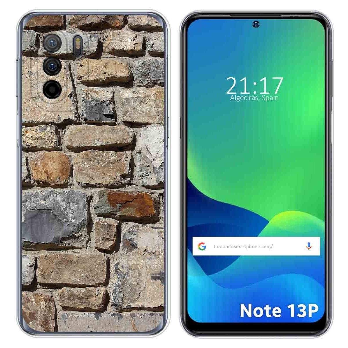 Funda Silicona para Ulefone Note 13P diseño Ladrillo 03 Dibujos