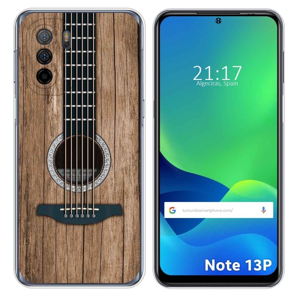 Funda Silicona para Ulefone Note 13P diseño Madera 11 Dibujos