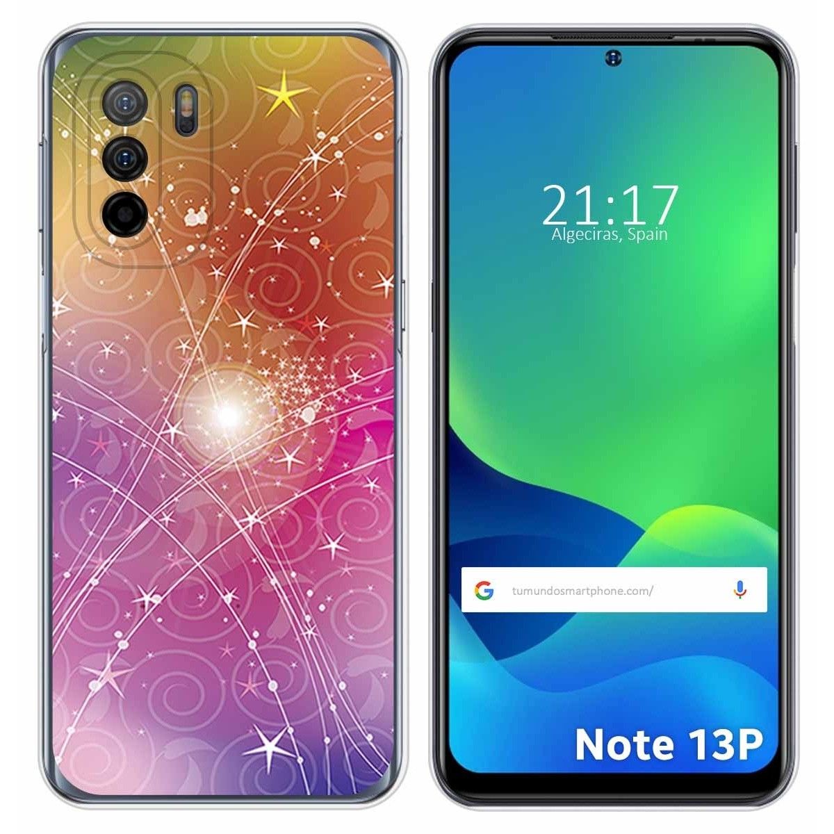 Funda Silicona para Ulefone Note 13P diseño Abstracto Dibujos