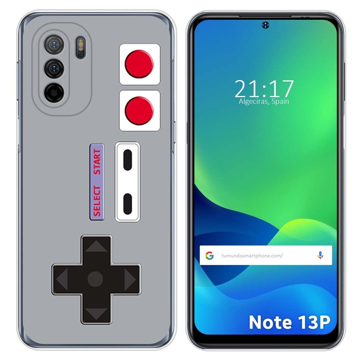 Funda Silicona para Ulefone Note 13P diseño Consola Dibujos