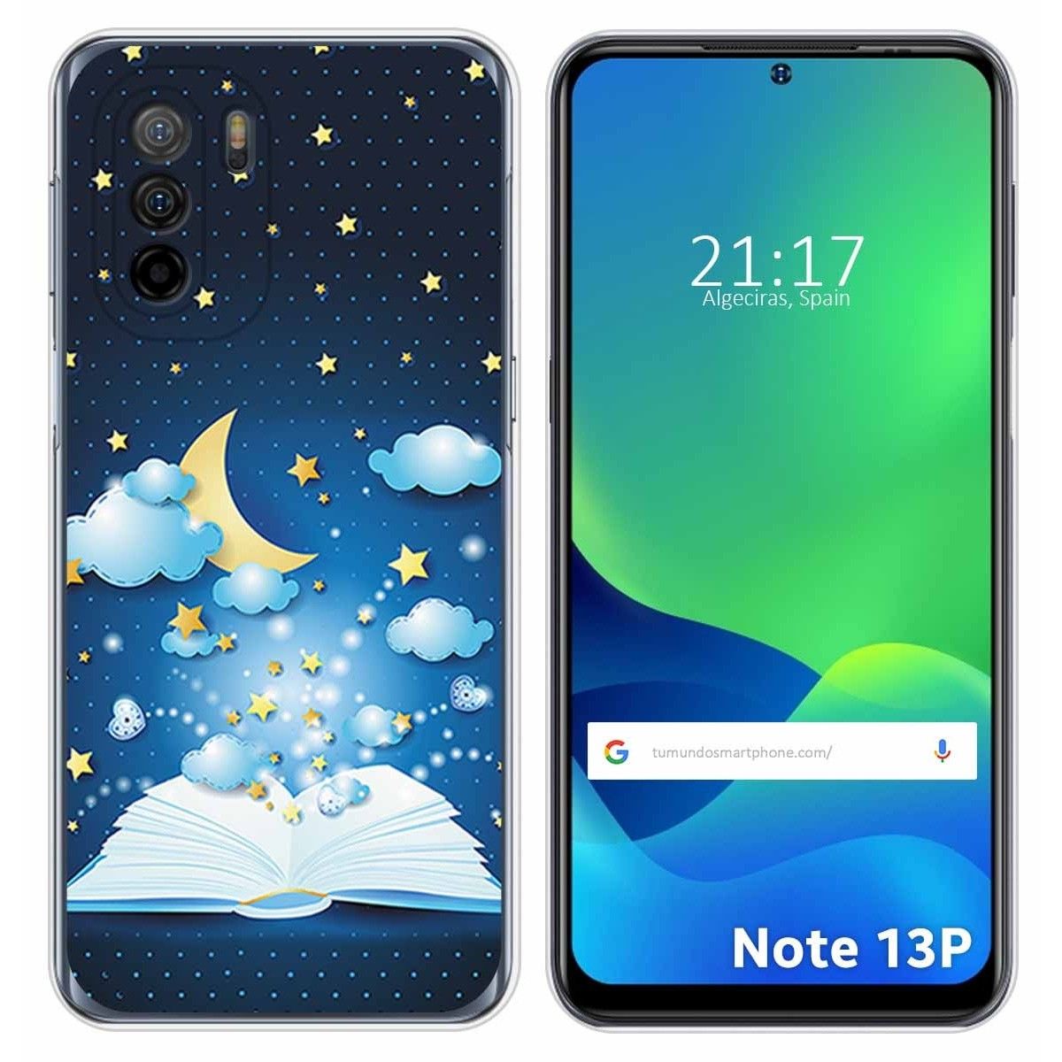 Funda Silicona para Ulefone Note 13P diseño Libro Cuentos Dibujos