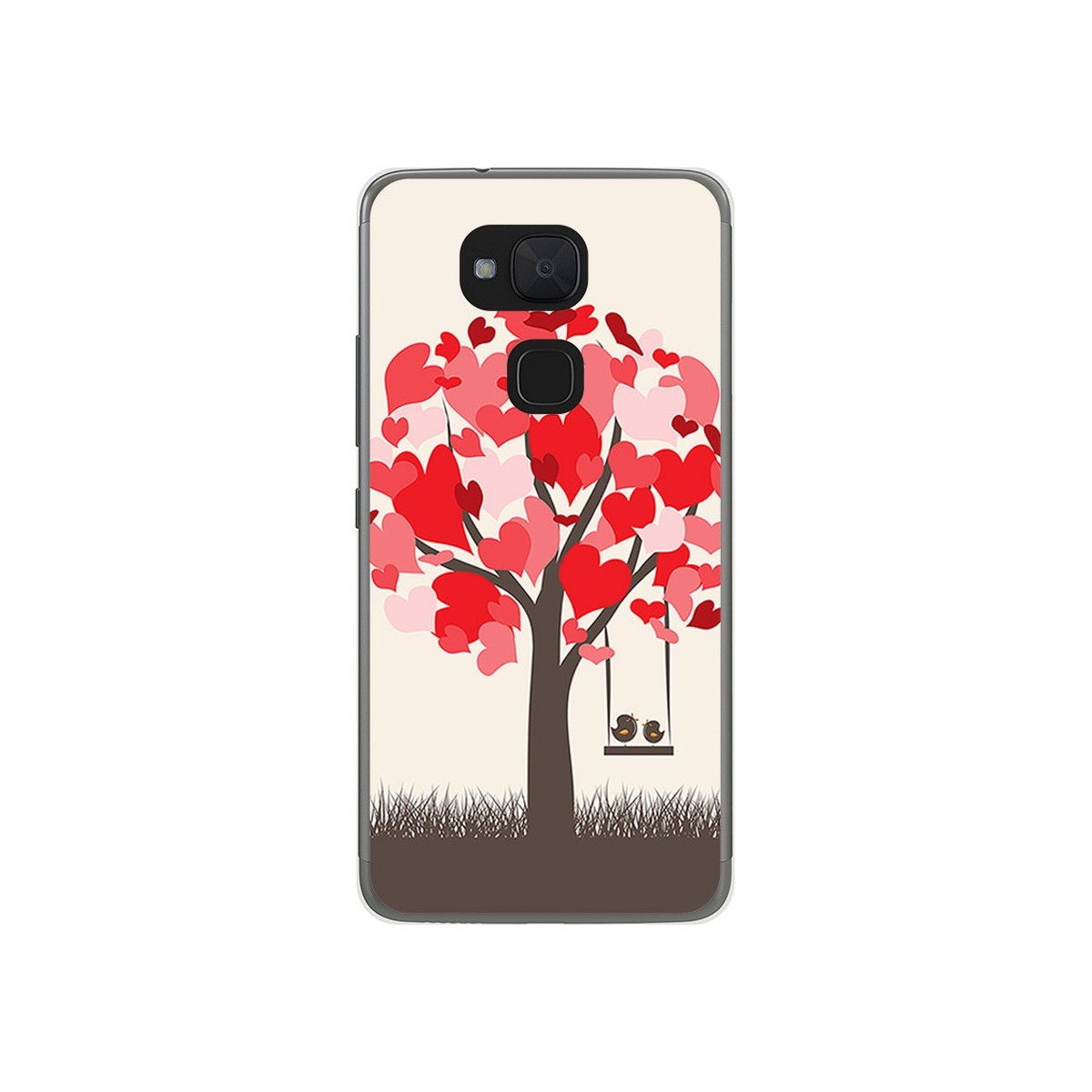 Funda Gel Tpu para Bq Aquaris V Plus / Vs Plus Diseño Pajaritos Dibujos