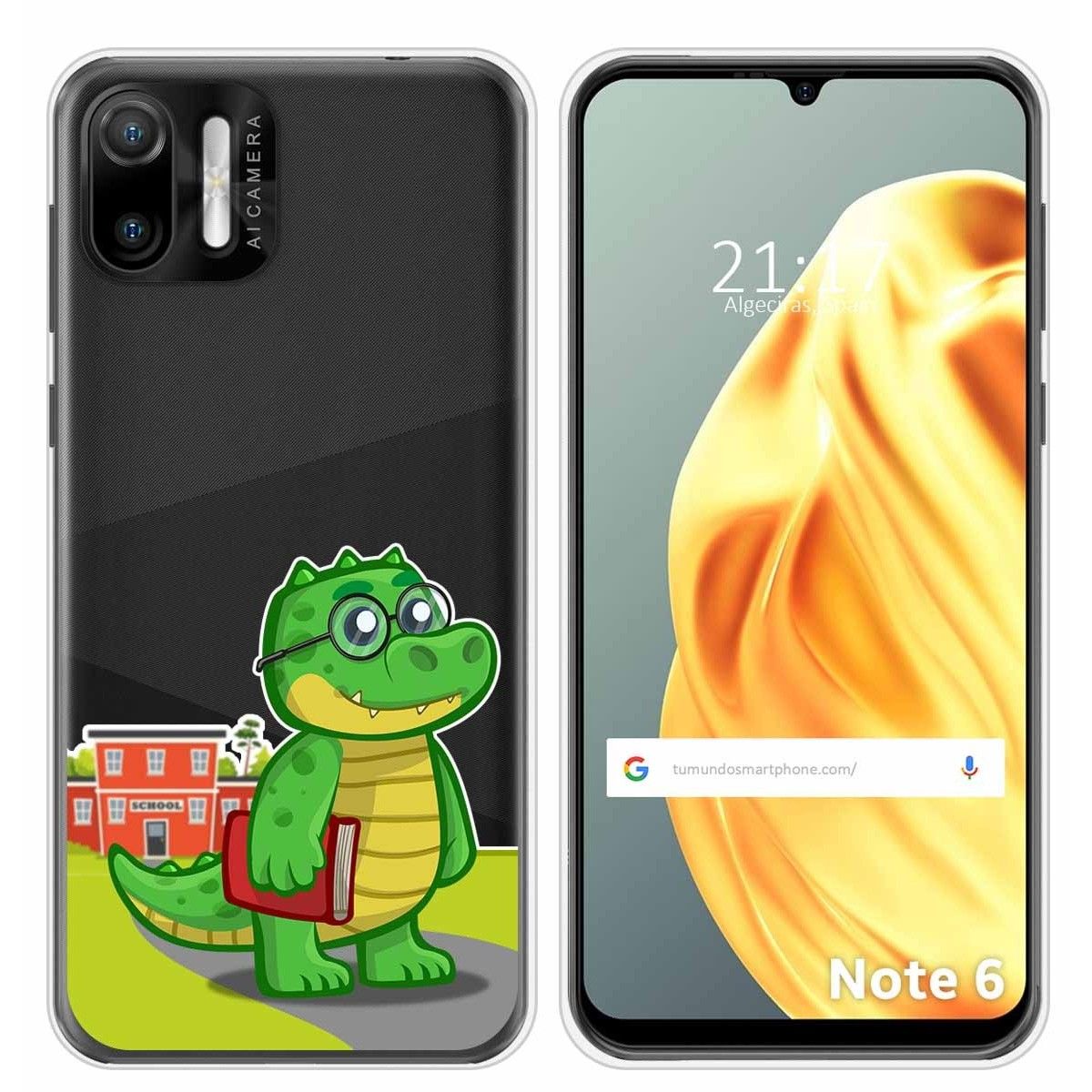 Funda Silicona Transparente para Ulefone Note Note 6 / 6P diseño Coco Dibujos