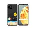 Funda Silicona Transparente para Ulefone Note Note 6 / 6P diseño Playa Dibujos