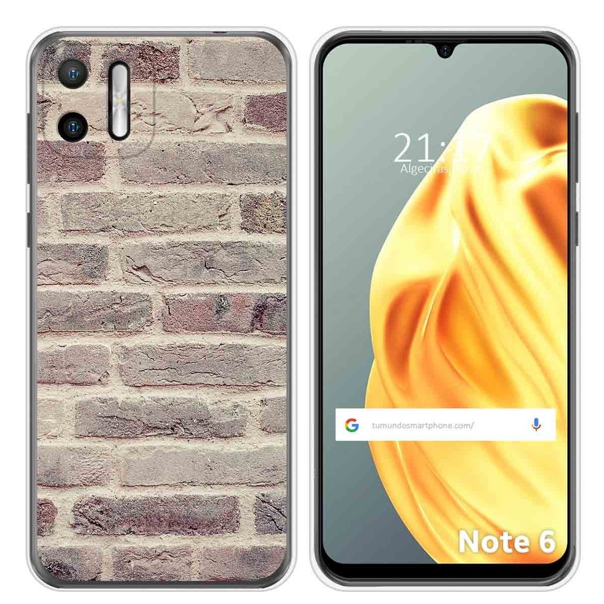 Funda Silicona para Ulefone Note Note 6 / 6P diseño Ladrillo 01 Dibujos