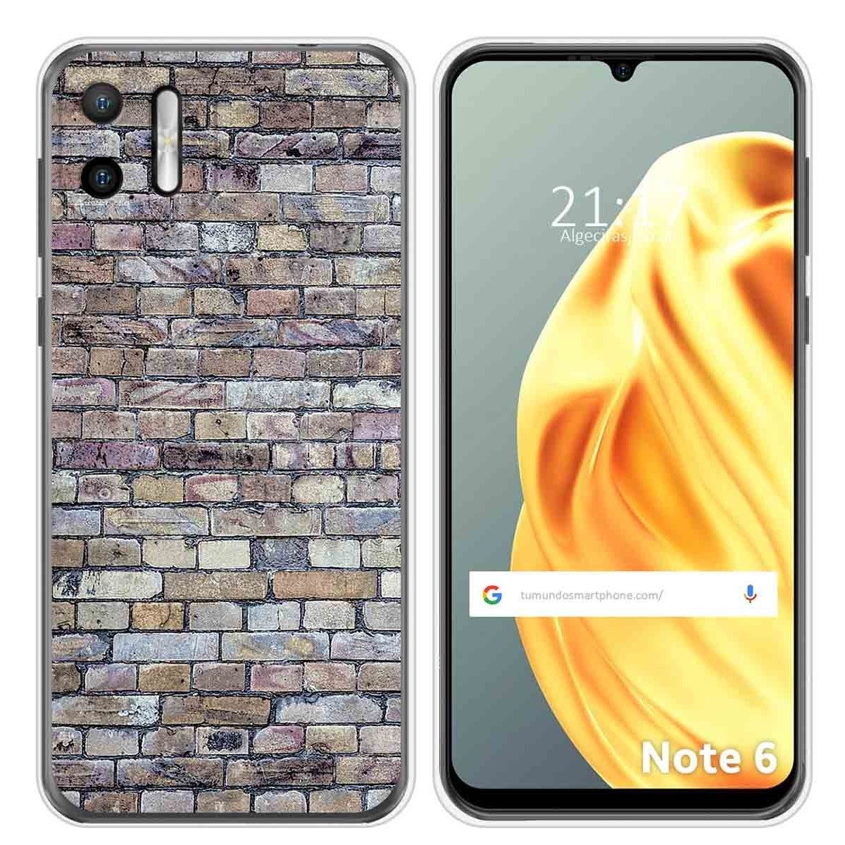 Funda Silicona para Ulefone Note Note 6 / 6P diseño Ladrillo 02 Dibujos