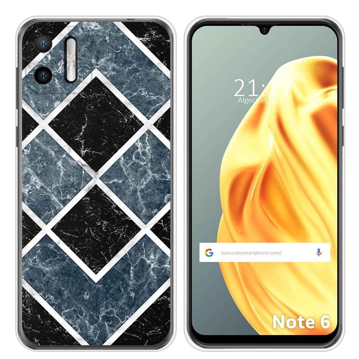 Funda Silicona para Ulefone Note Note 6 / 6P diseño Mármol 06 Dibujos
