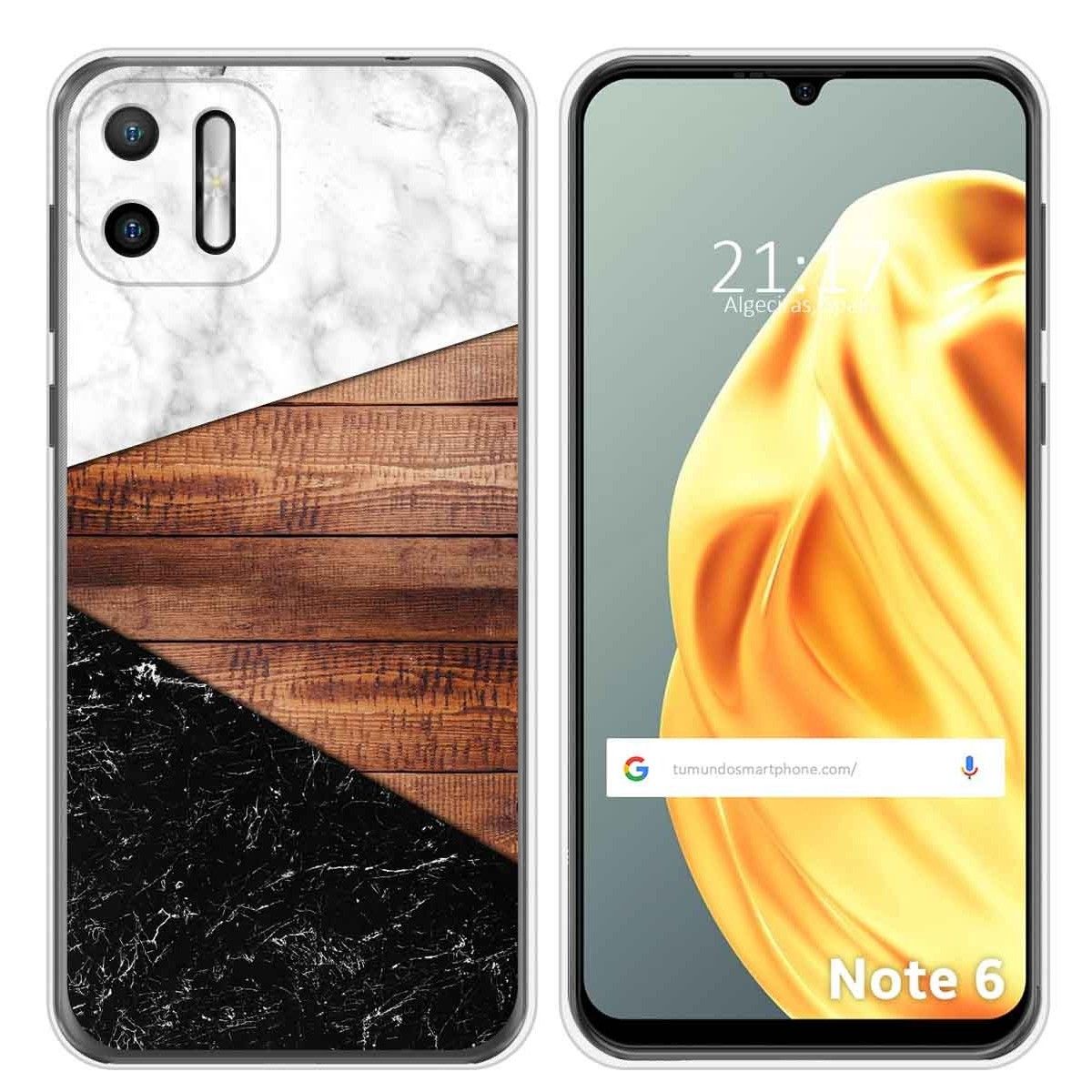 Funda Silicona para Ulefone Note Note 6 / 6P diseño Mármol 11 Dibujos