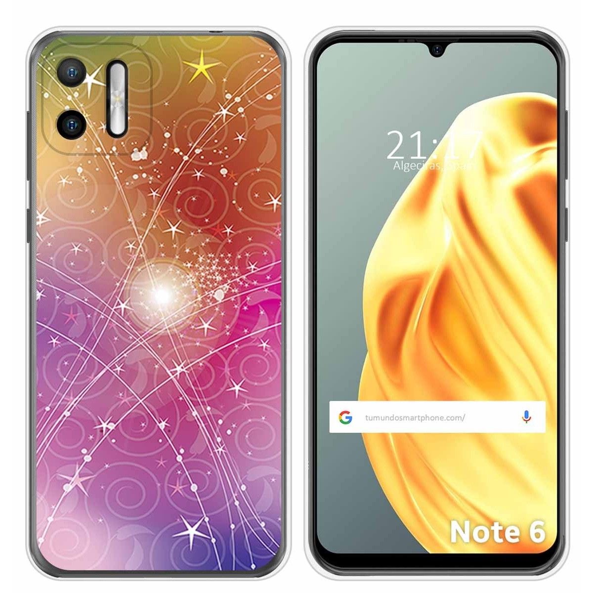 Funda Silicona para Ulefone Note Note 6 / 6P diseño Abstracto Dibujos