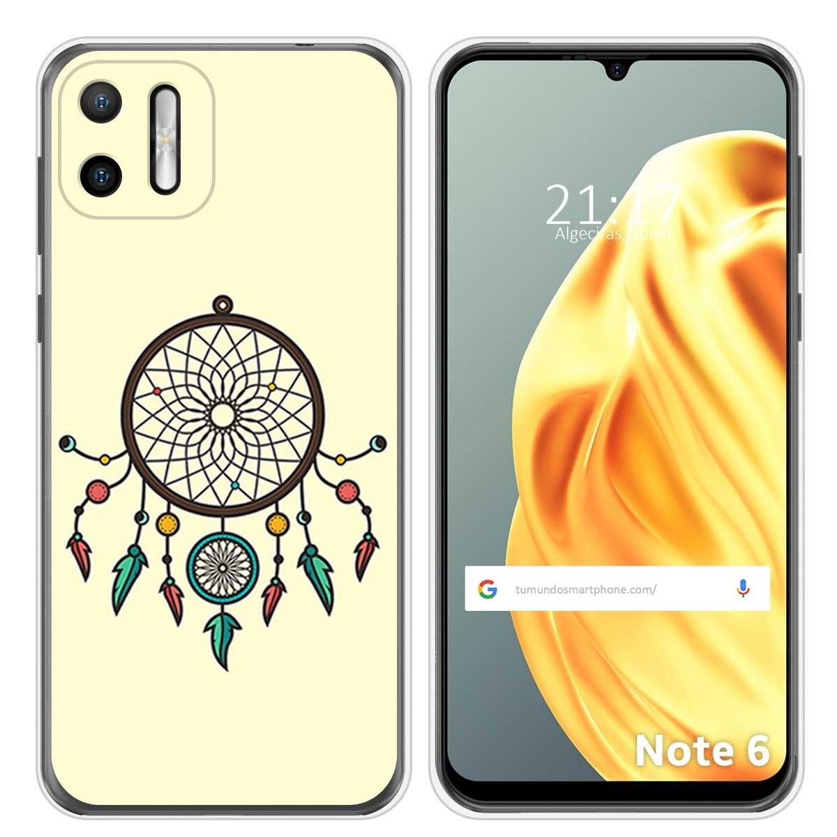 Funda Silicona para Ulefone Note Note 6 / 6P diseño Atrapasueños Dibujos