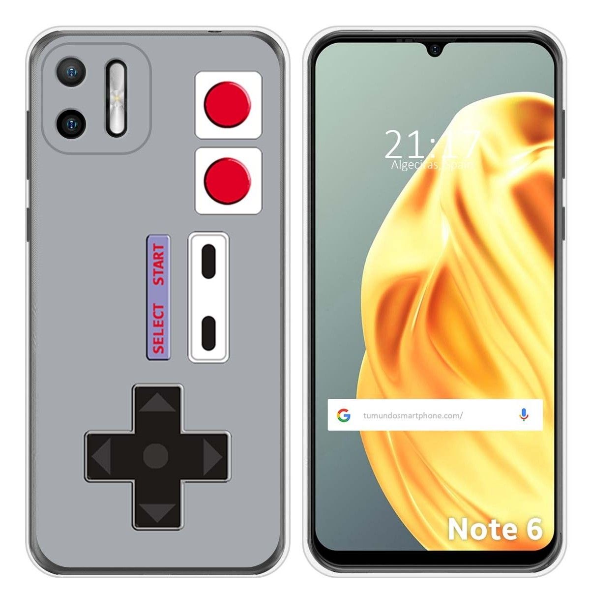 Funda Silicona para Ulefone Note Note 6 / 6P diseño Consola Dibujos