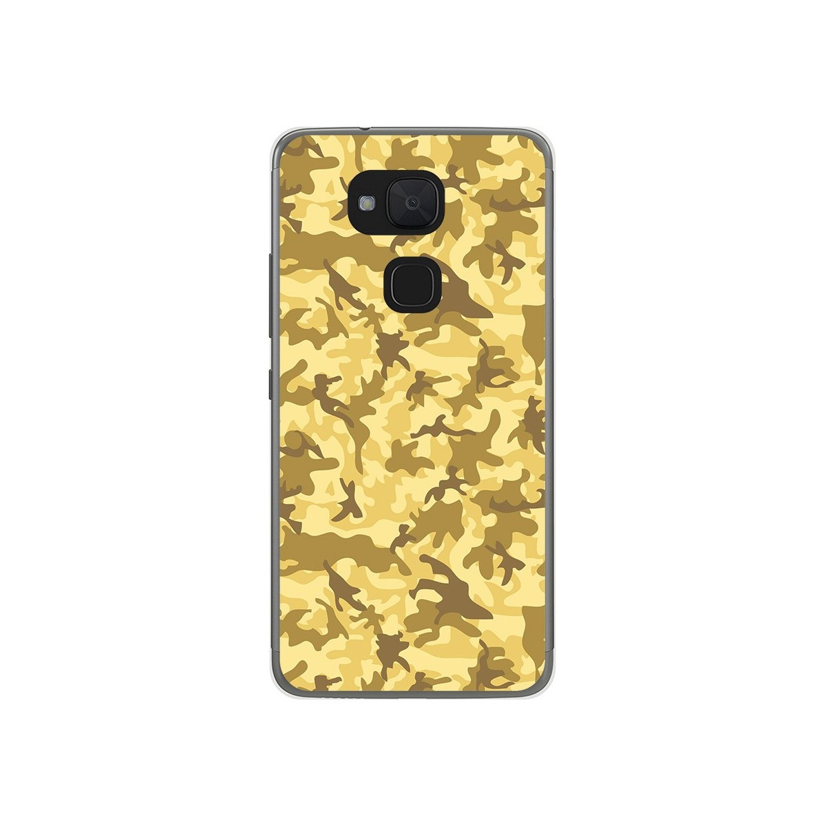 Funda Gel Tpu para Bq Aquaris V / Vs Diseño Sand Camuflaje Dibujos