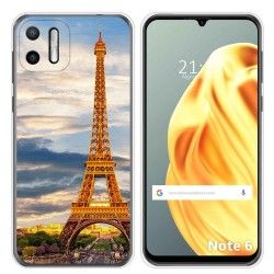 Funda Silicona para Ulefone Note Note 6 / 6P diseño Paris Dibujos