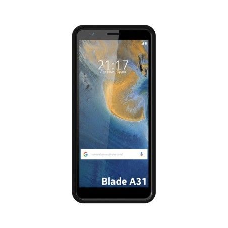 Funda Silicona Líquida Ultra Suave para ZTE Blade A31 color Negra