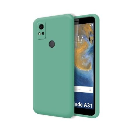 Funda Silicona Líquida Ultra Suave para ZTE Blade A31 color Verde