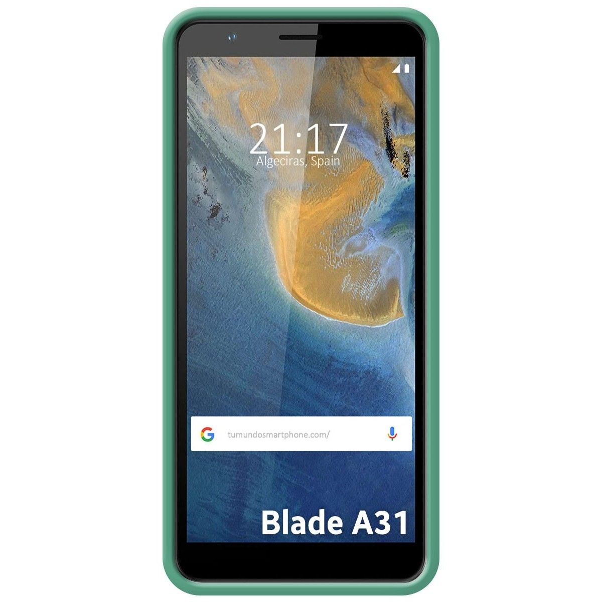 Funda Silicona Líquida Ultra Suave para ZTE Blade A31 color Verde