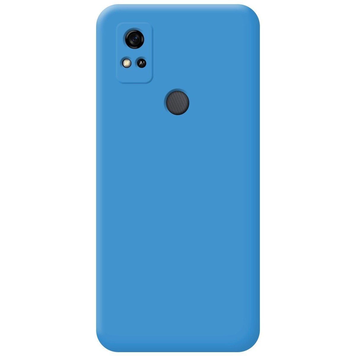 Funda Silicona Líquida Ultra Suave para ZTE Blade A31 color Azul