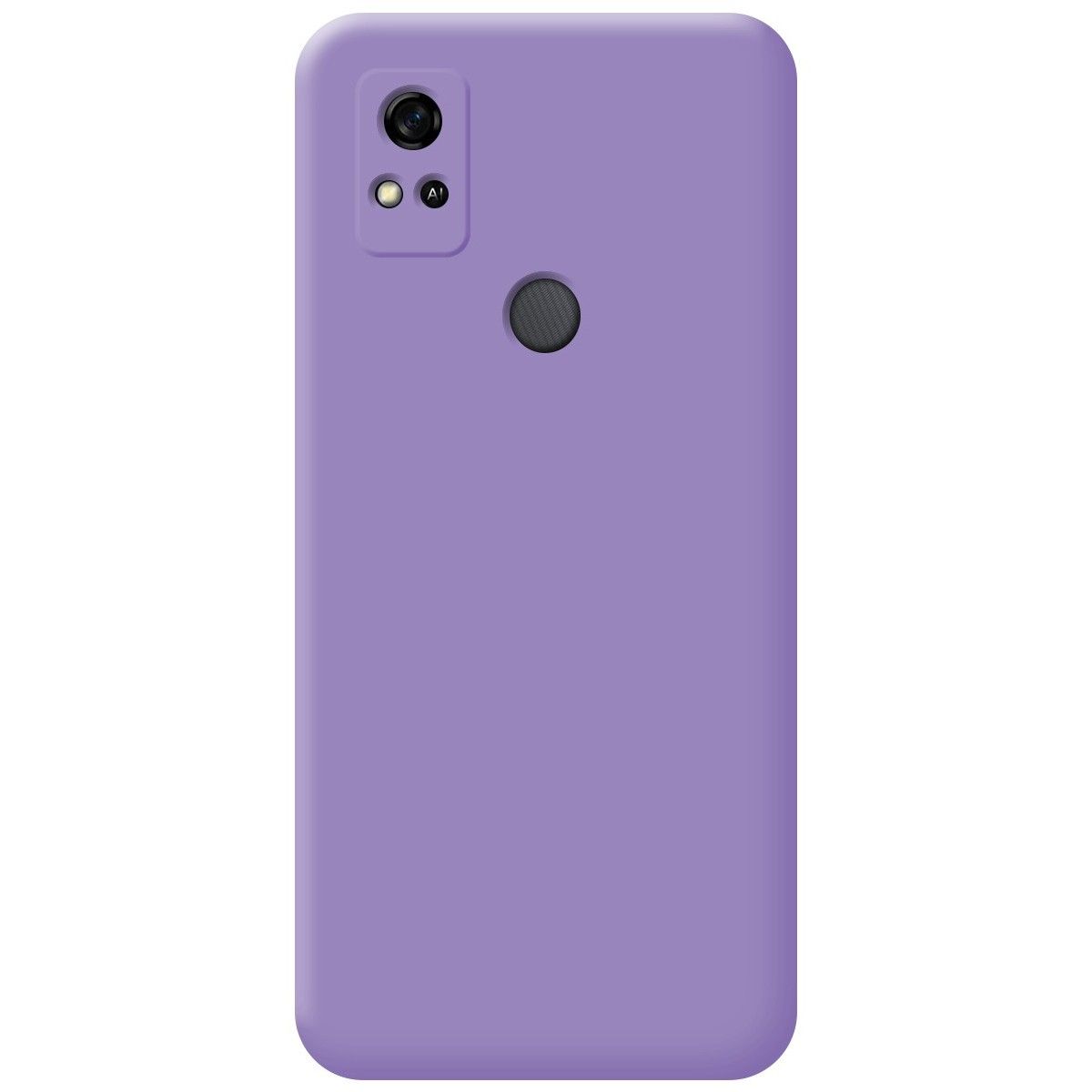 Funda Silicona Líquida Ultra Suave para ZTE Blade A31 color Morada