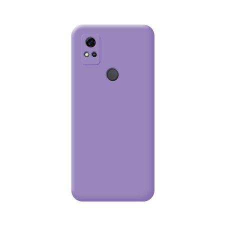 Funda Silicona Líquida Ultra Suave para ZTE Blade A31 color Morada