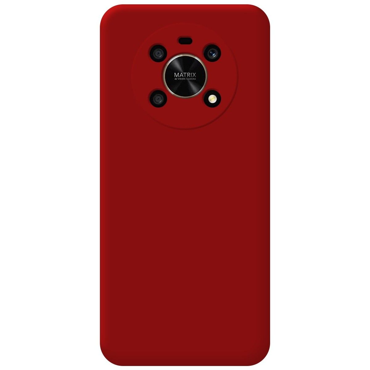 Funda Silicona Líquida Ultra Suave para Huawei Honor Magic 4 Lite color Roja