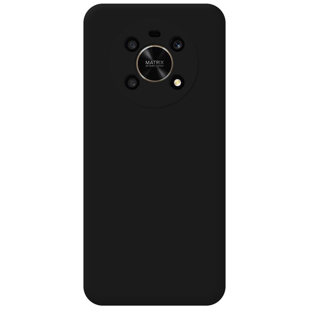 Funda Silicona Líquida Ultra Suave para Huawei Honor Magic 4 Lite color Negra