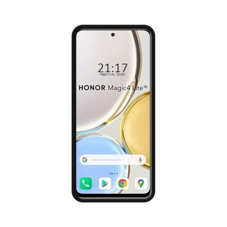 Funda Silicona Líquida Ultra Suave para Huawei Honor Magic 4 Lite color Negra