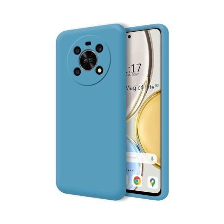Funda Silicona Líquida Ultra Suave para Huawei Honor Magic 4 Lite color Azul