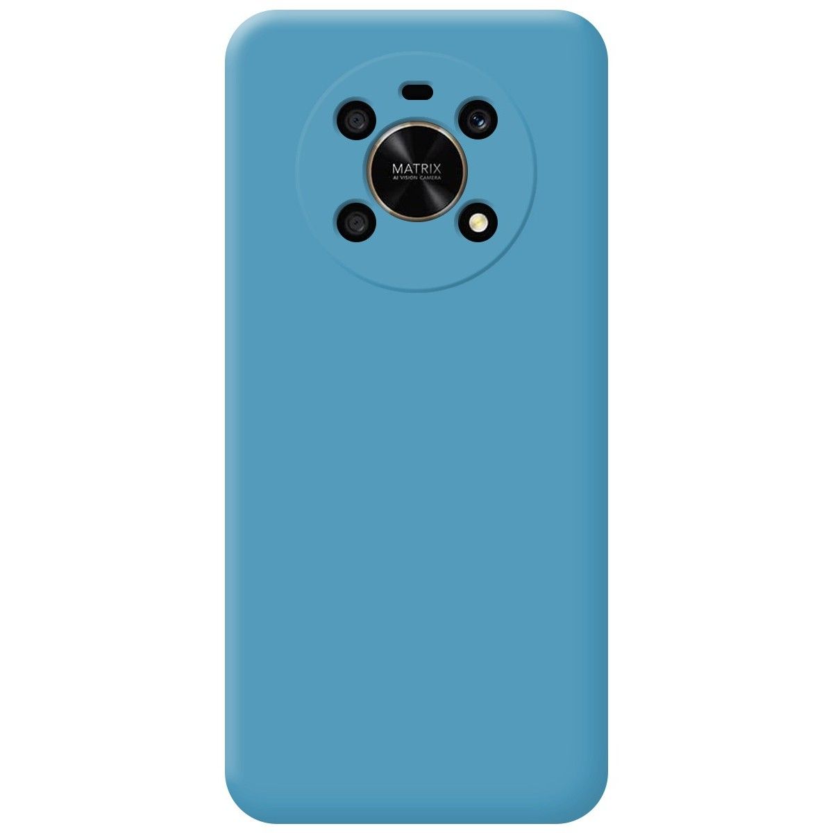 Funda Silicona Líquida Ultra Suave para Huawei Honor Magic 4 Lite color Azul