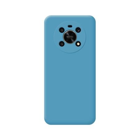 Funda Silicona Líquida Ultra Suave para Huawei Honor Magic 4 Lite color Azul