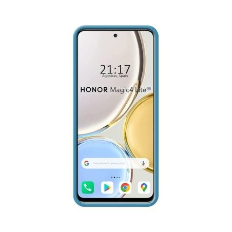 Funda Silicona Líquida Ultra Suave para Huawei Honor Magic 4 Lite color Azul