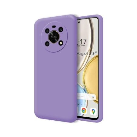 Funda Silicona Líquida Ultra Suave para Huawei Honor Magic 4 Lite color Morada