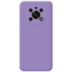 Funda Silicona Líquida Ultra Suave para Huawei Honor Magic 4 Lite color Morada 2