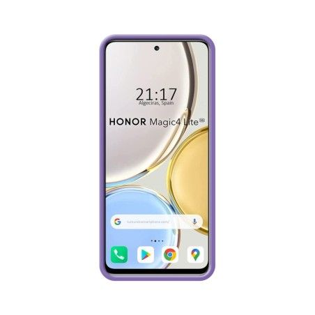 Funda Silicona Líquida Ultra Suave para Huawei Honor Magic 4 Lite color Morada