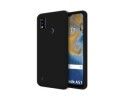 Funda Silicona Líquida Ultra Suave para ZTE Blade A51 color Negra