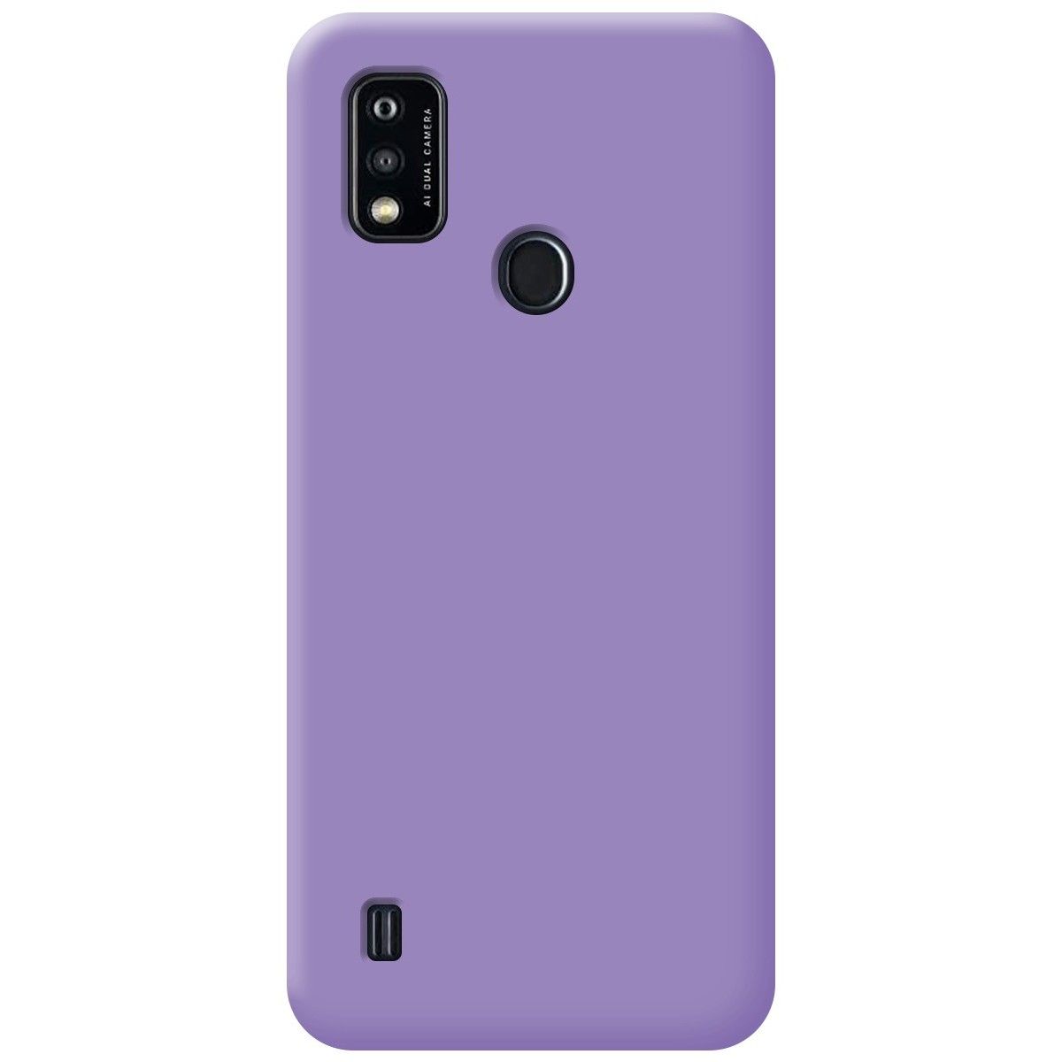Funda Silicona Líquida Ultra Suave para ZTE Blade A51 color Morada