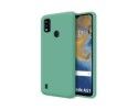 Funda Silicona Líquida Ultra Suave para ZTE Blade A51 color Verde