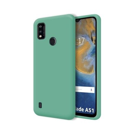 Funda Silicona Líquida Ultra Suave para ZTE Blade A51 color Verde