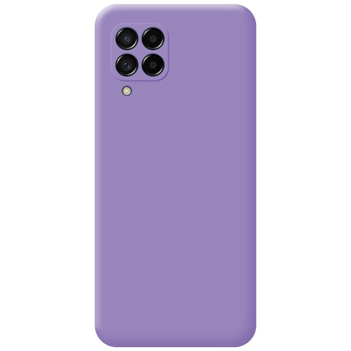Funda Silicona Líquida Ultra Suave para Samsung Galaxy M53 5G color Morada